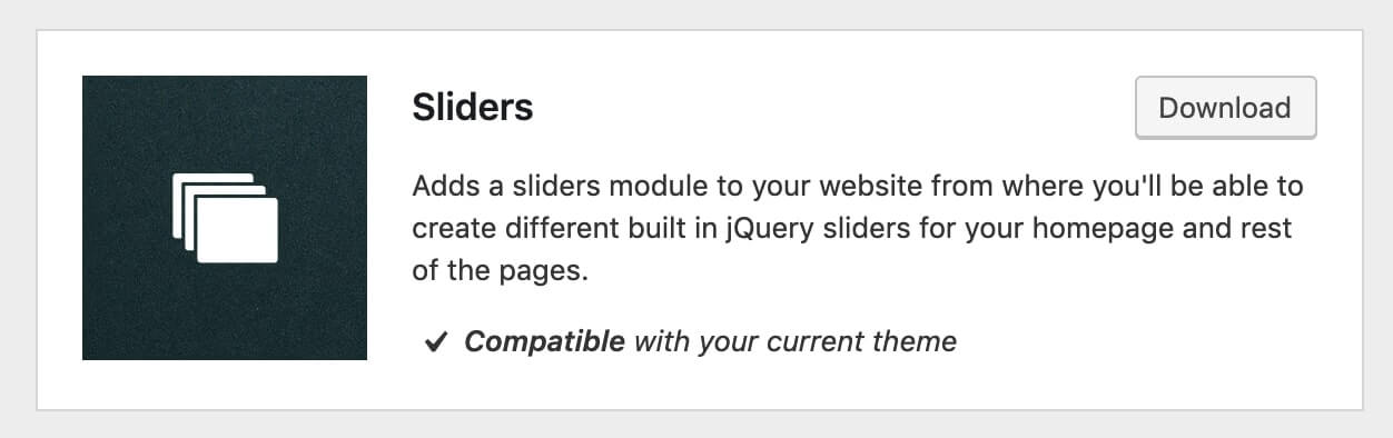 Compatible with your current theme Compatible with your current theme