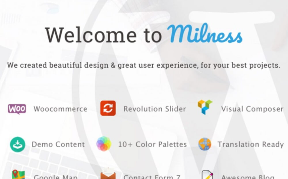 Milness - тема WordPress Milness - тема WordPress