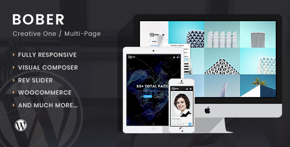 Bober - Creative Responsive Minimalistic WordPress Theme